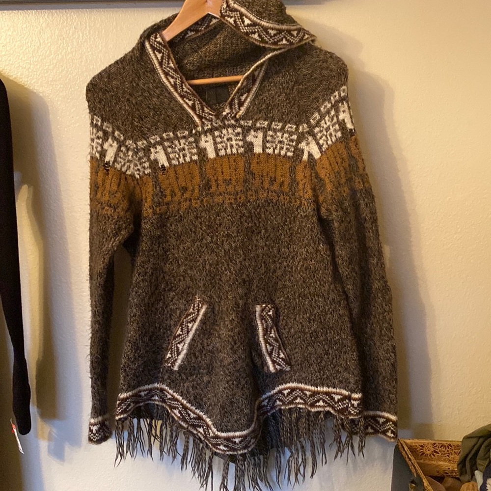 Alpacha pullover hoodie Vintage